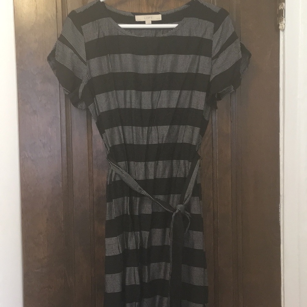 Striped LOFT dress